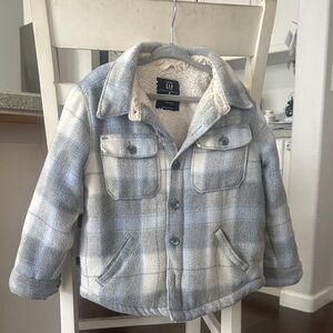 GAP Kids flannel shacket
